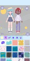 پوستر Cute Girl Dress Up