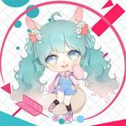 Cute Girl Avatar أيقونة