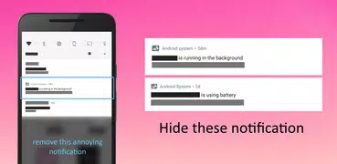 Hide"using battery"Notiﬁcation