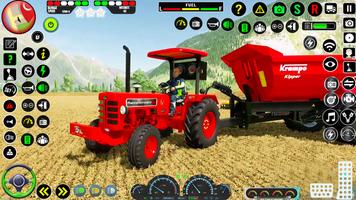 Indian Tractor Farm Simulator Affiche