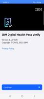 IBM Digital Health Pass Verify 포스터