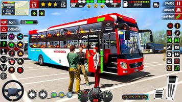 Touristenbus Spiele Busfahrer Plakat