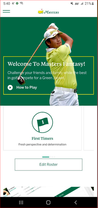 The Masters Golf Tournament screenshot 3
