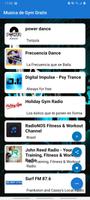 Música Gym Workout Gratis captura de pantalla 1