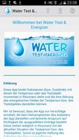 Water Test & Energizer poster