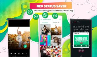 Pobieranie statusu dla WhatsApp - Status Saver plakat