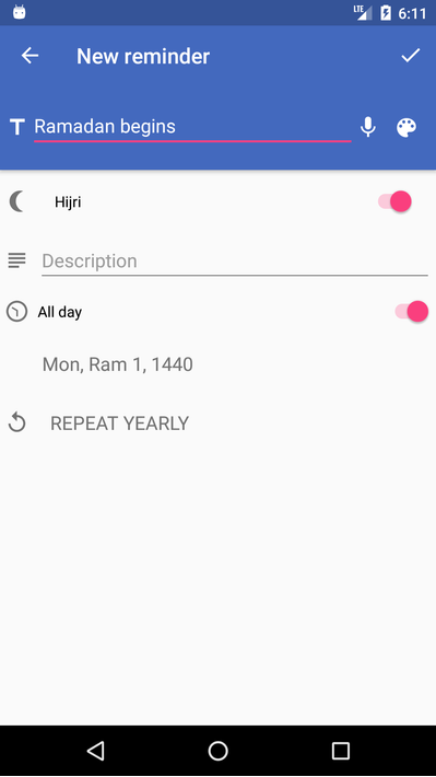 Hijri Calendar screenshot 6