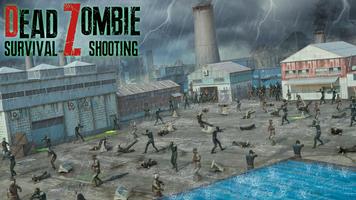 Stadt Zombie tot Jagd Überleben Schießen Plakat