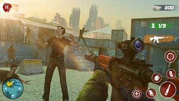 City Zombie Dead Hunting Survival Shooting ภาพหน้าจอ 1