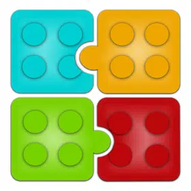 颜色方块拼图游戏