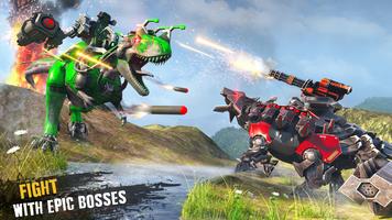 Monster Robot Wars: FPS Dinosaur Battles اسکرین شاٹ 3