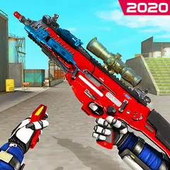 FPS Gewehr Schießen Spiel (FGS) - Roboter Kriege APK Herunterladen