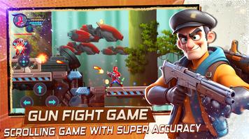 Gun Fight Side-Scrolling Game скриншот 1