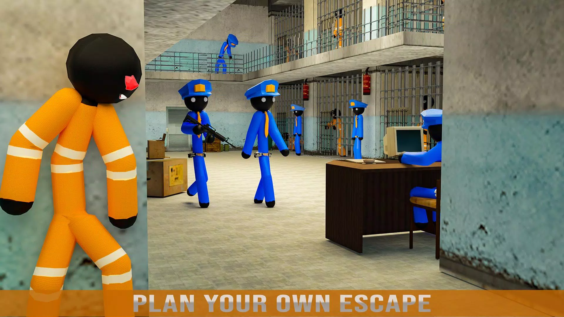 Prison Stickman Escape Jail Survival - APK Download for Android