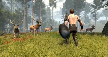 야생 사슴 사냥꾼 3D : 정글 양궁 사냥 게임 포스터