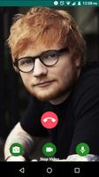 Ed Sheeran Fake Chat & Video Call Affiche