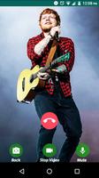 Ed Sheeran Fake Chat & Video Call capture d'écran 1