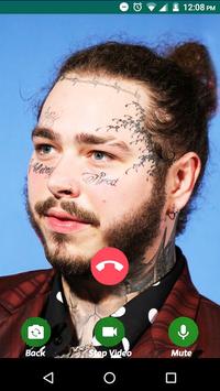 Post Malone Fake Chat & Video Call poster