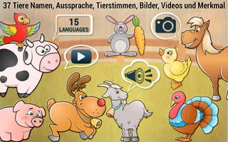 Kleinkinder Puzzle Tiere spiel Plakat