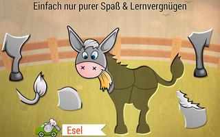 Kleinkinder Puzzle Tiere spiel Screenshot 1