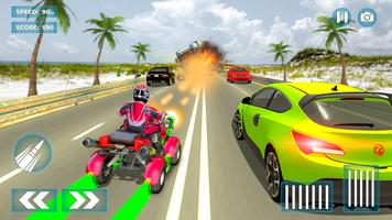 ATV Quad Bike Car Racing Games Affiche