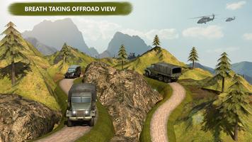 US Army Tank Offroad Truck Transport Simulator capture d'écran 1