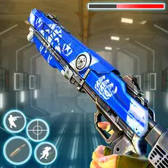 机器人 射击 FPS 计数器 战争 恐怖分子 射手 XAPK 下載