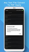 TXT to PDF - Notepad to PDF captura de pantalla 3