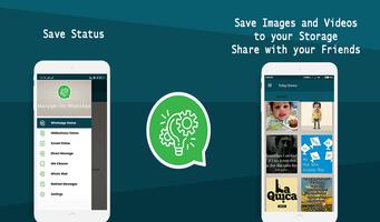 Whats - Status Saver, Tools الملصق