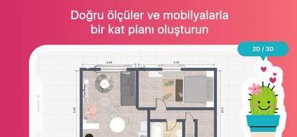 Oda Planlayıcısı: Ev Dizaynı Ekran Görüntüsü 2