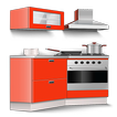 Progetto di cucina e arredo 3D