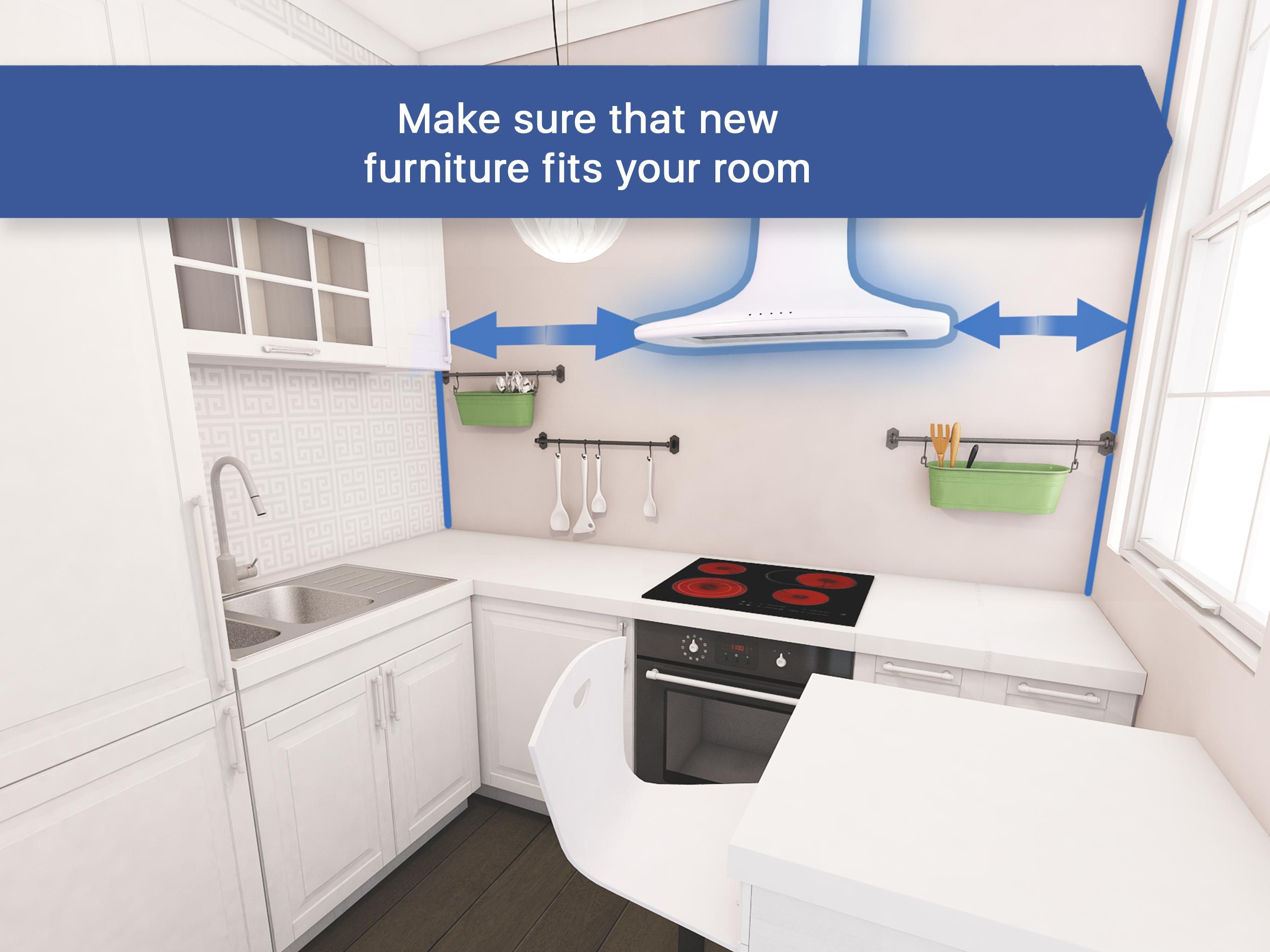 3D Kitchen Design for IKEA: Room Interior Planner for Android ...