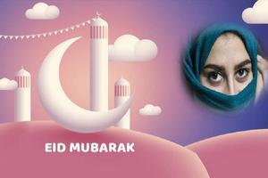 Eid Mubarak Photo Editor Frame poster