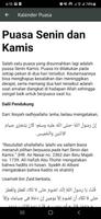 Kalender Puasa Muslim ảnh chụp màn hình 3