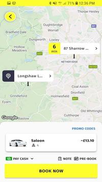 Excel Taxis Sheffield 截图 2