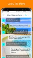 Beach SMS Theme скриншот 1