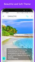 Beach SMS Theme screenshot 2