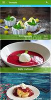 Rezepte für Eiscreme Plakat