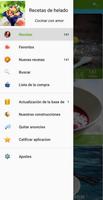 Recetas de helado captura de pantalla 1