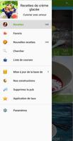 Recettes de crème glacée capture d'écran 1