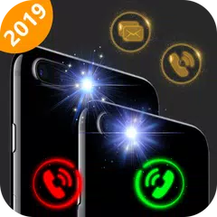 Flash on call and sms: ultimate flashlight,LED