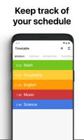 Class Timetable - Schedule App الملصق