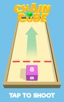 2048 Chain Cube 3D - Block Puzzle, Cube Merge Game Cartaz