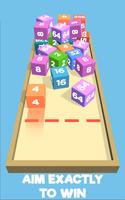 2048 Chain Cube 3D - Block Puzzle, Cube Merge Game imagem de tela 2