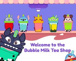 Bubble Milk Tea Shop - Be A Bubble Tea Barista الملصق