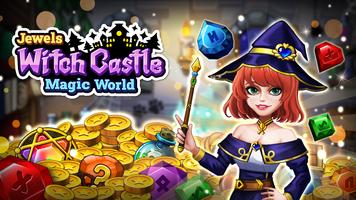 Jewels Witch Castle: Match 3 Cartaz