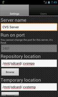 برنامه‌نما CVS Server عکس از صفحه