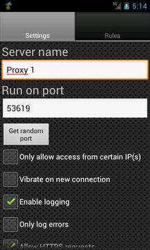 Proxy Server 截图 1