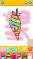 Ice Cream Coloring Game capture d'écran 1
