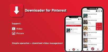 Downloader for Pinterest Plakat